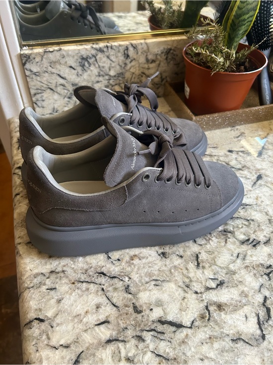 Significant Other Other - Men's Suede Oversized Low-Top Sneaker in Charcoal Gray